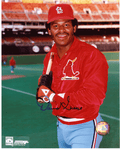 AUTOGRAPHED DAVID GREEN 8x10 St. Louis Cardinals Photo
