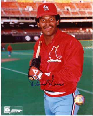 AUTOGRAPHED DAVID GREEN 8x10 St. Louis Cardinals Photo