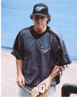 SIGNED photo SCOTT DOWNS #4 Toronto Blue Jays