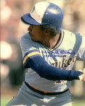 AUTOGRAPHED MARSHALL EDWARDS 8x10 Milwaukee Brewers Photo