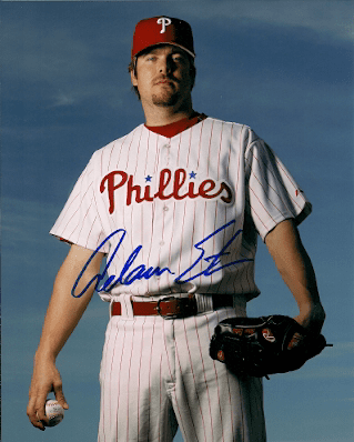 AUTOGRAPHED ADAM EATON 8x10 Philadelphia Phillies Photo