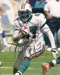 Autographed ROBERT EDWARDS Miami Dolphins  photo