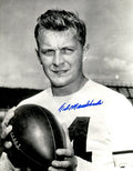 Autographed TED MARCHIBRODA 8X10 Pittsburgh Steelers Photo