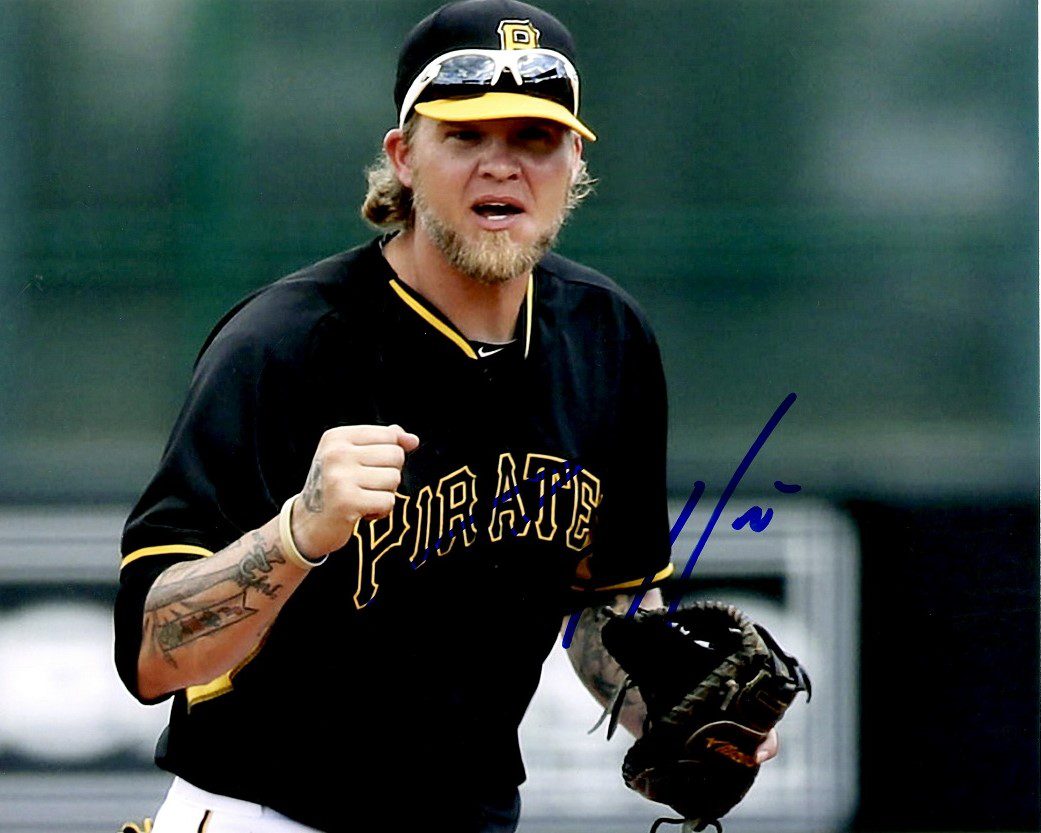 Autographed COREY HART 8X10 Pittsburgh Pirates Photo