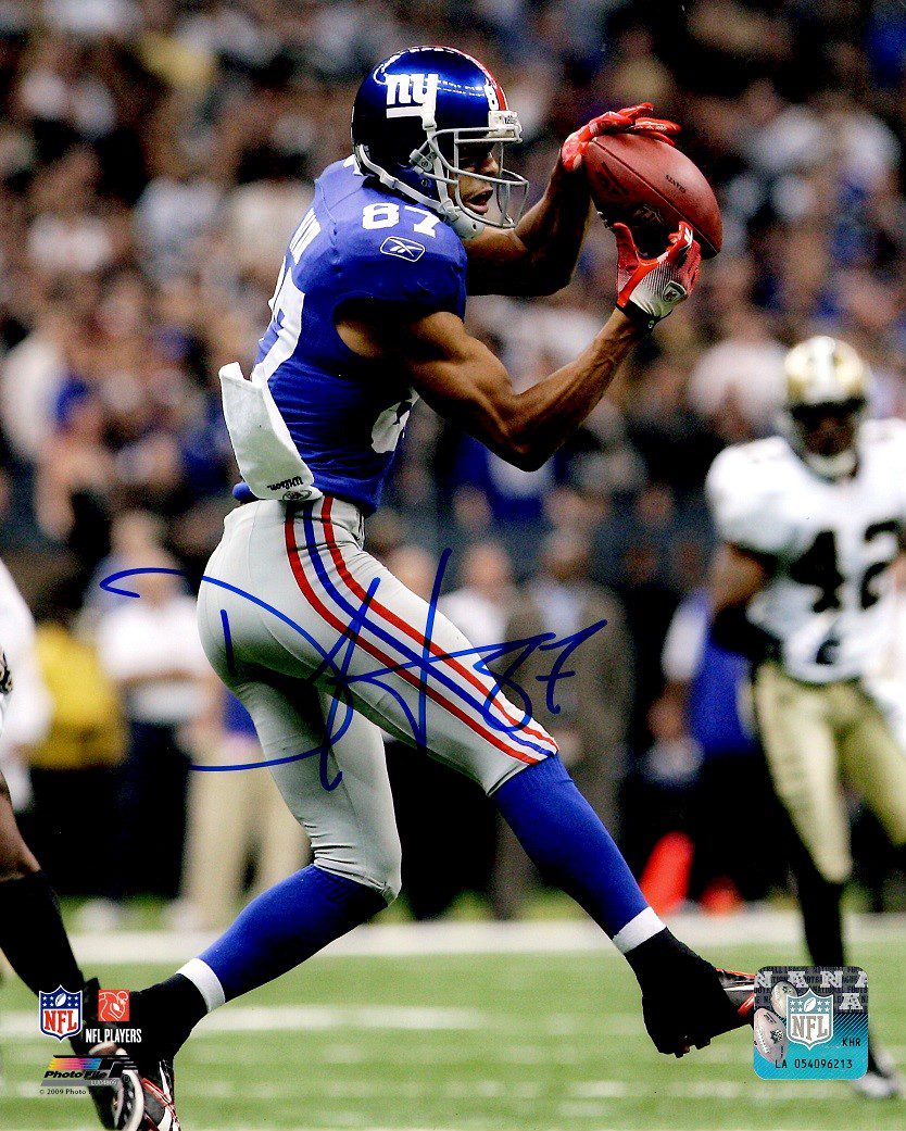 AUTOGRAPHED DOMENIK HIXSON 8X10 New York Giants Photo