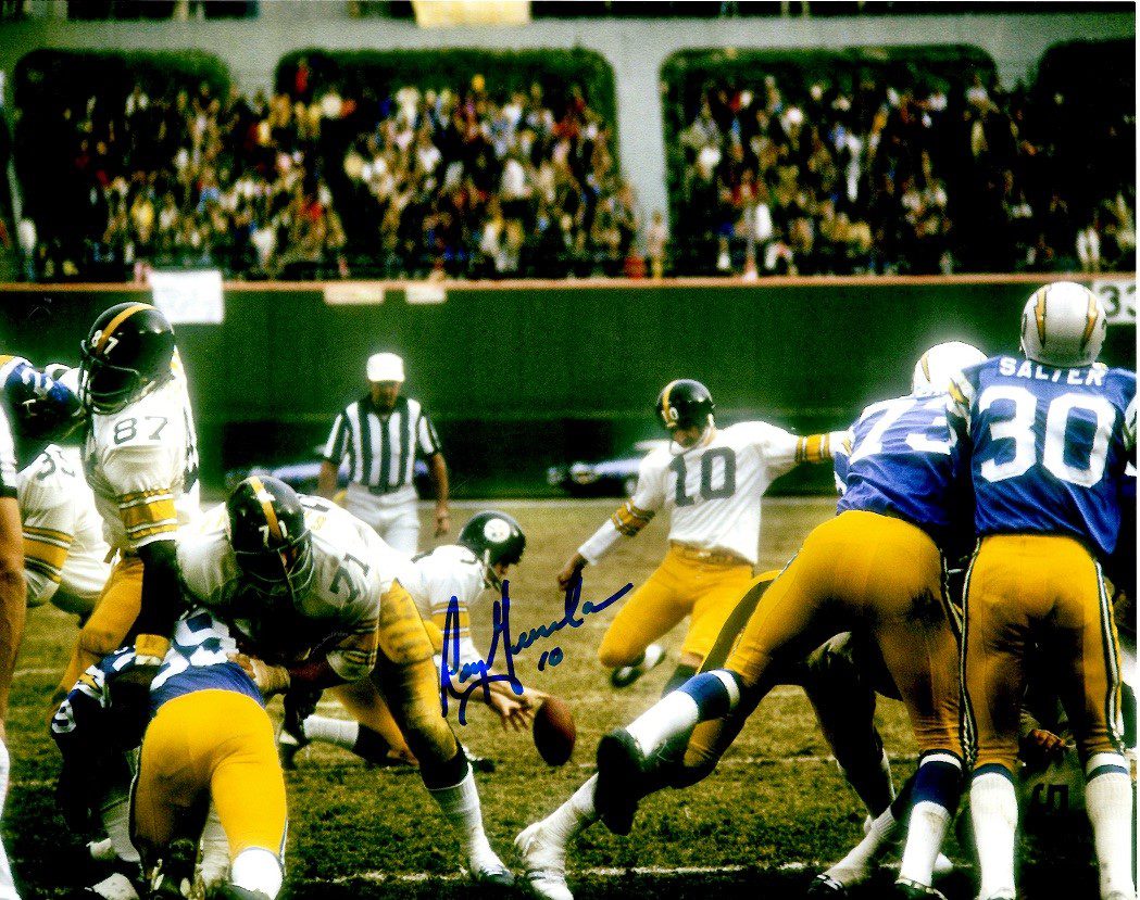 Autographed ROY GERELA  8X10 Pittsburgh Steelers Photo