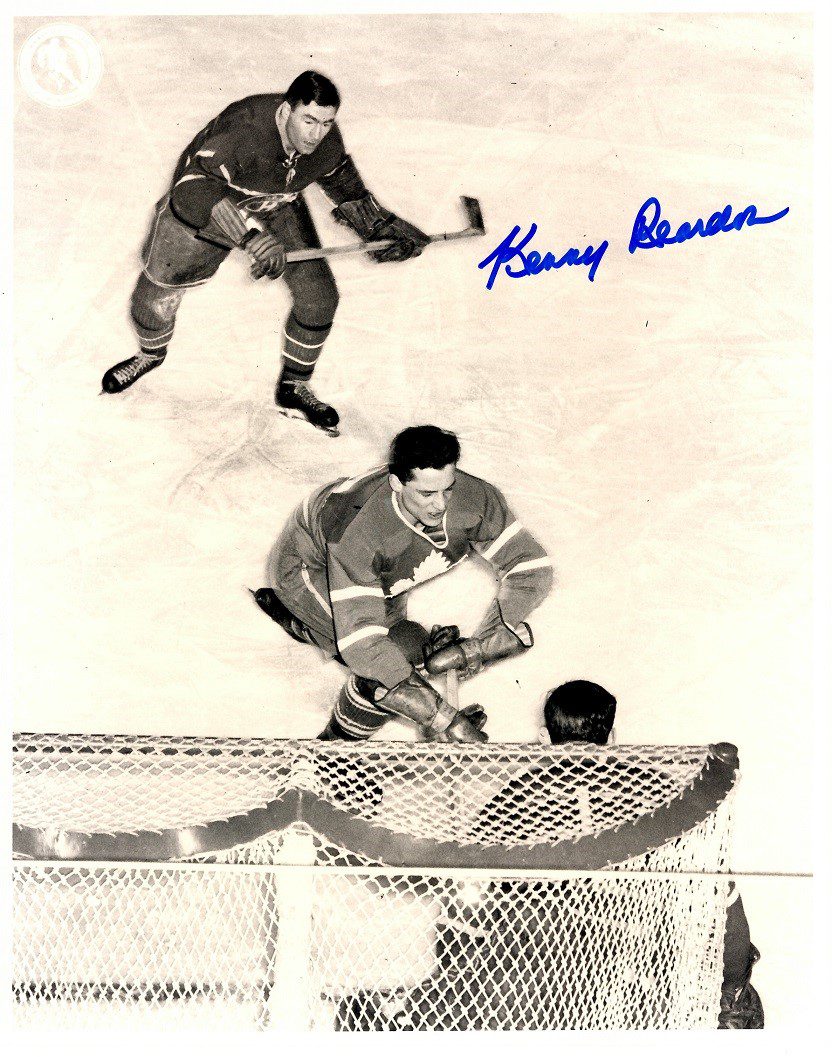 Autographed KENNY REARDON 8X10 Montreal Canadiens Photo