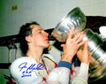 Autographed JOE MULLEN 8X10 Pittsburgh Penguins Photo