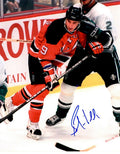 Autographed  BERNIE NICHOLLS 8X10 New Jersey Devils Photo