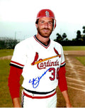 AUTOGRAPHED STEVE MURA  8X10 St. Louis Cardinals photo