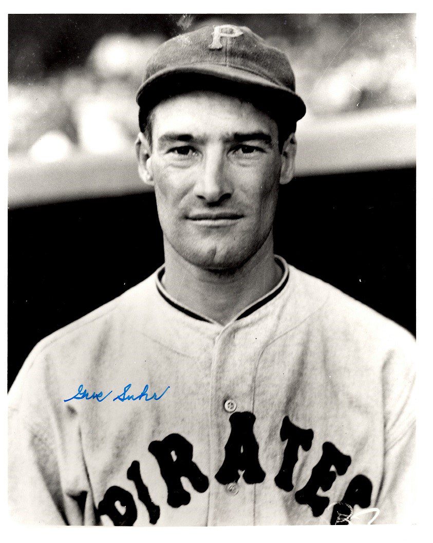 Autographed GUS SUHR 8X10 Pittsburgh Pirates Photo