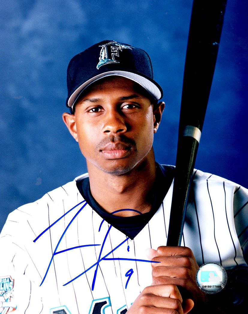 AUTOGRAPHED 8X10 photo JUAN PIERRE Florida Marlins