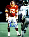 Autographed DAVE BUTZ 8x10 Washington Redskins Photo