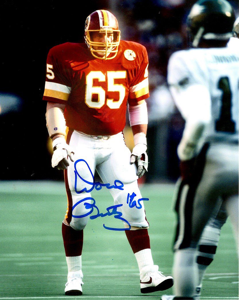 Autographed DAVE BUTZ 8x10 Washington Redskins Photo