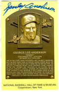 Sparky Anderson Hall of Fame Gold Plaque