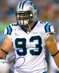 Autographed CHASE BLACKBURN 8X10 Carolina Panthers 8x10 photo