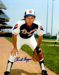 AUTOGRAPHED CHUCK GOGGIN 8X10 Atlanta Braves photo