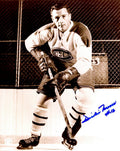 Autographed DICKIE MOORE 8X10  Montreal Canadiens Photo