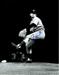 AUTOGRAPHED SKIP LOCKWOOD 8X10 photo Milwaukee Brewers