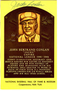 Jocko Conlan  Hall of Fame Gold Plaque