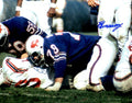 Autographed  JIM DUNAWAY 8X10 Buffalo Bills Photo