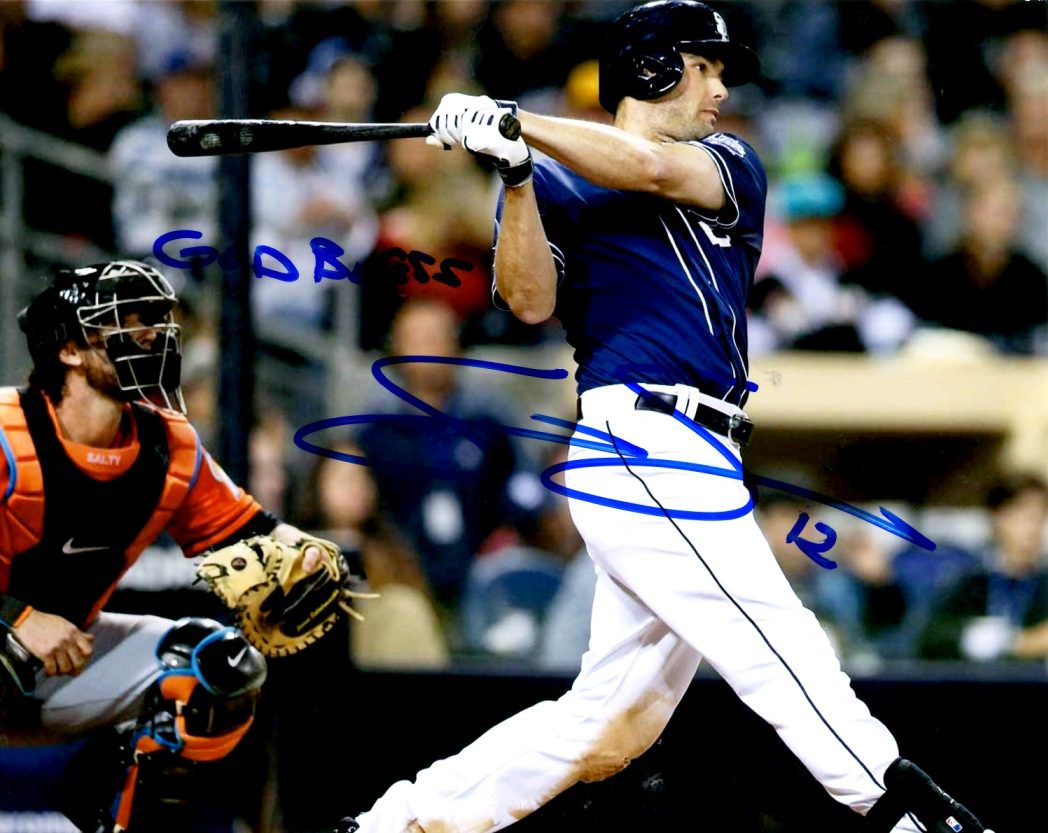 AUTOGRAPHED SETH SMITH 8X10 San Diego Padres photo