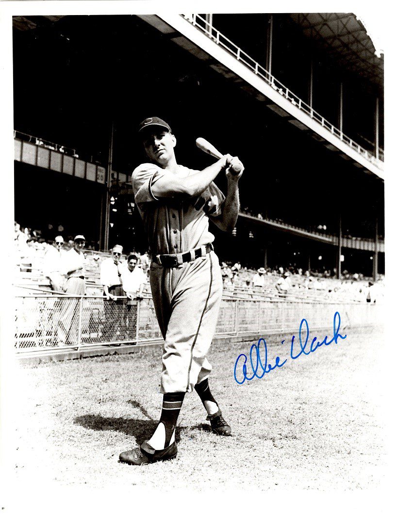 AUTOGRAPHED ALLIE CLARK 8X10 photo  Cleveland Indians
