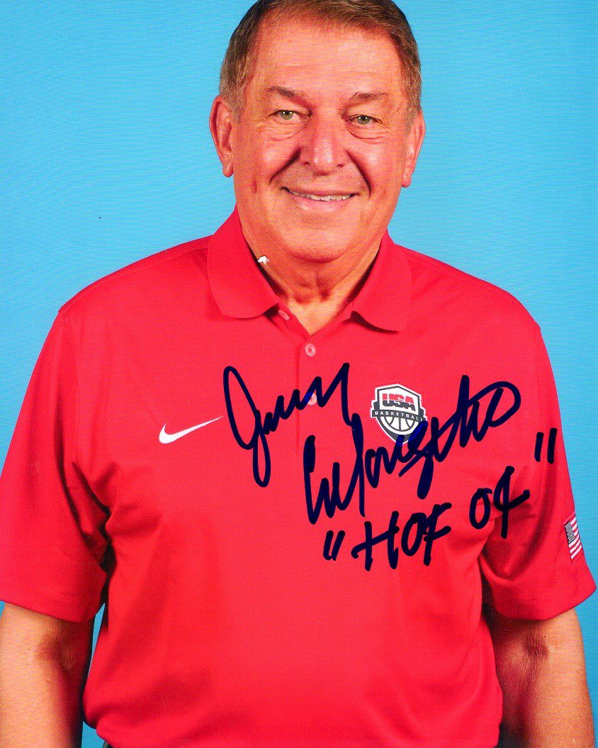 Autographed JERRY COLANGELO 8x10 Phoenix Suns Photo
