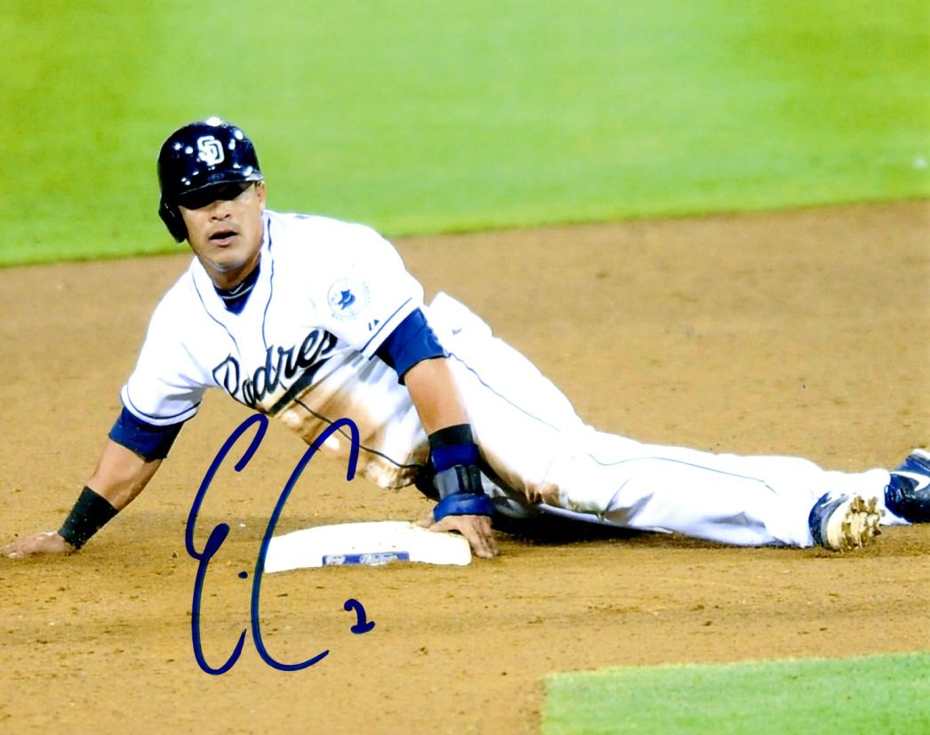 AUTOGRAPHED EVERTH CABRERA 8X10 San Diego Padres photo