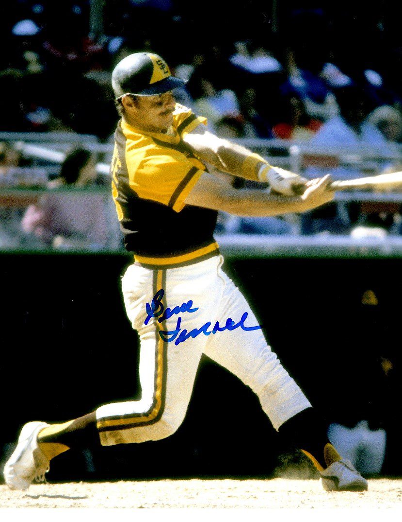 AUTOGRAPHED GENE TENACE San Diego Padres photo