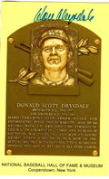 Don Drysdale  Hall of Fame Gold Plaque