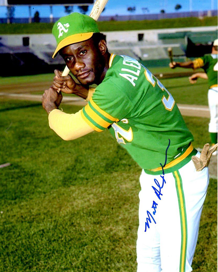 AUTOGRAPHED MATT ALEXANDER  8X10 OAKLAND A's Photo
