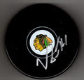 Autographed VIKTOR TIKHONOV Chicago Blackhawks Hockey Puck