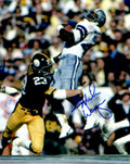 Autographed MIKE WAGNER 8X10 photo Pittsburgh Steelers