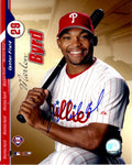 AUTOGRAPHED MARLON BYRD 8x10 Philadelphia Phillies Photo