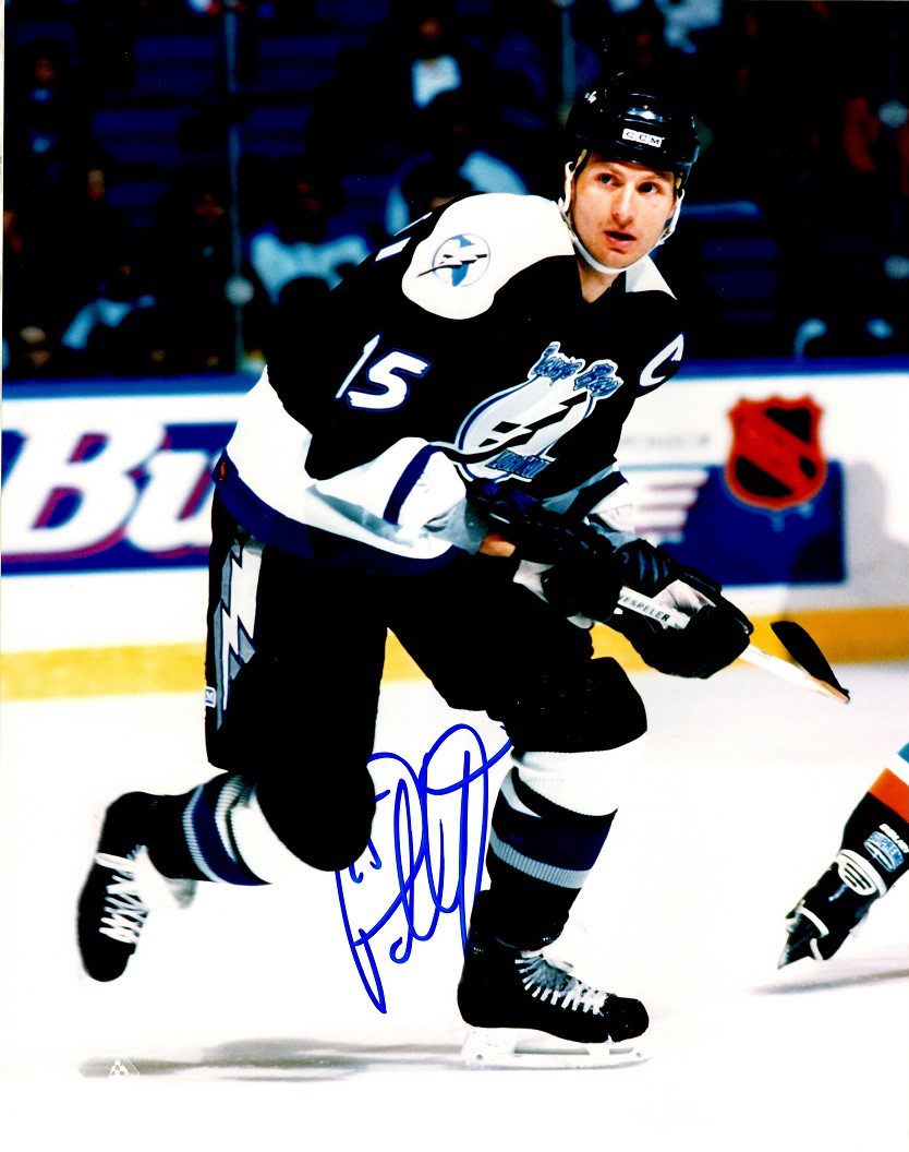 Autographed PAUL YSEBAERT 8X10 Tampa Bay Lightning photo