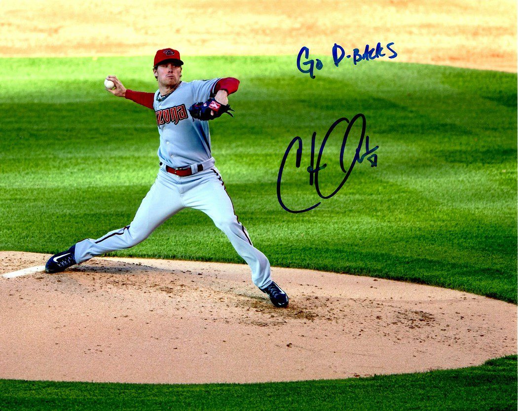 Autographed CHASE ANDERSON 8X10 Arizona Diamondbacks Photo