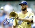 AUTOGRAPHED TAYLOR JUNGMANN  8X10 Milwaukee Brewers Photo
