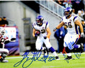 Autographed TOBY GERHART & JOHN SULLIVAN  8X10 Minnesota Vikings Photo