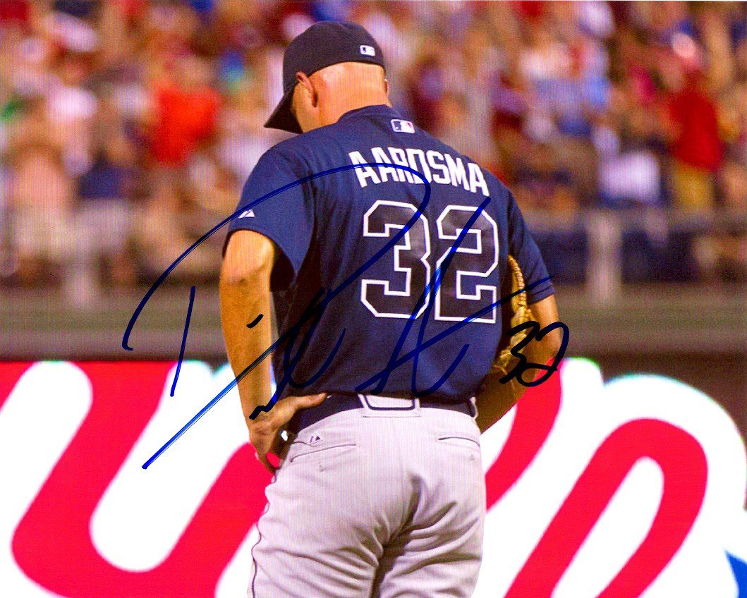 AUTOGRAPHED DAVID AARDSMA 8X10 Atlanta Braves photo