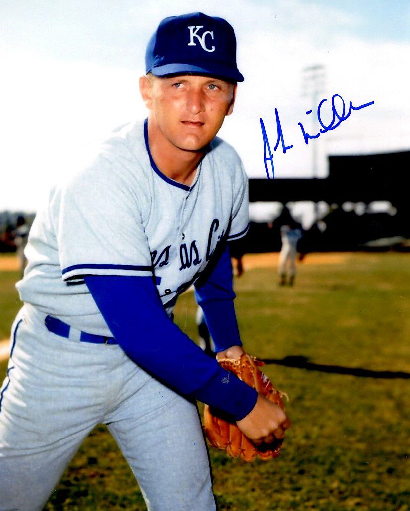 AUTOGRAPHED JOHN MILLER  8X10 photo KC Royals