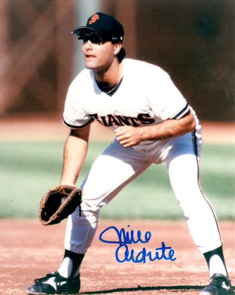 AUTOGRAPHED MIKE ALDRETE 8X10 San Francisco Giants Photo
