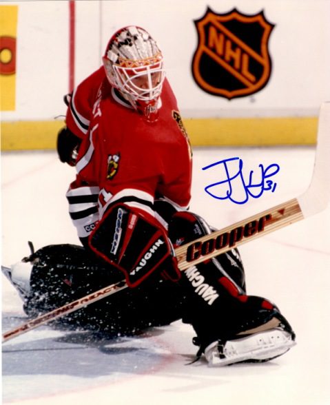 Autographed JEFF HACKETT 8x10 Chicago Blackhawks Photo