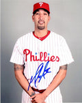 AUTOGRAPHED MIKE ADAMS 8X10 Philadelphia Phillies Photo