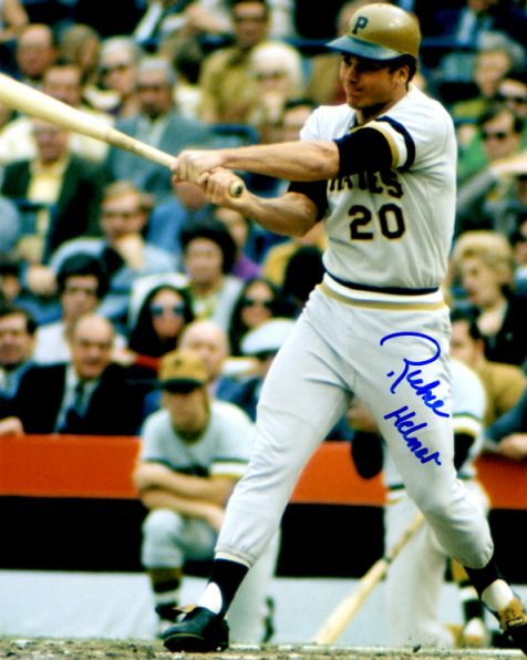 AUTOGRAPHED 8X10 photo RICHIE HEBNER - Pittsburgh Pirates
