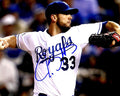 AUTOGRAPHED JAMES SHIELDS  8X10 Kansas City Royals Photo