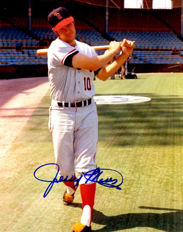 AUTOGRAPHED JERRY MOSES 8X10  photo Angels