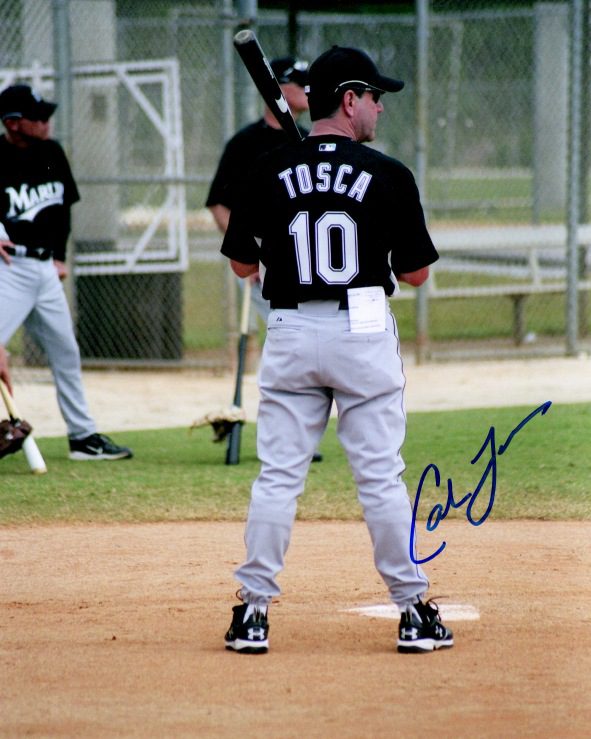 AUTOGRAPHED CARLOS TOSCA 8X10 photo Florida Marlins