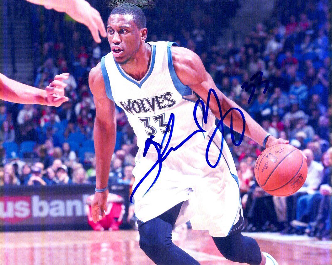 Autographed  Thaddeus Young 8x10 Minnesota Timberwolves Photo