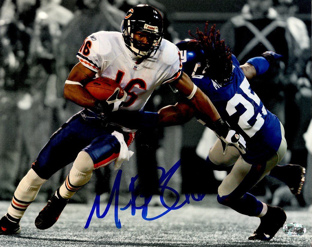 Autographed  MARK BRADLEY 8X10 Chicago Bears Photo